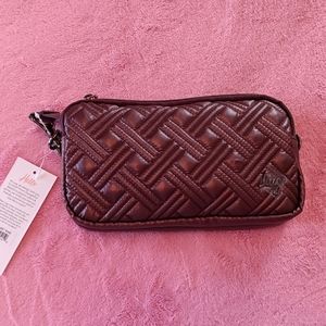 Lug Coupe XL Convertible Crossbody Bag in Metallic Wine